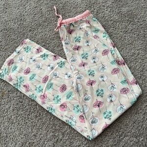 Mayfair Women’s PJ Pink with Flowers Bottoms
Size S